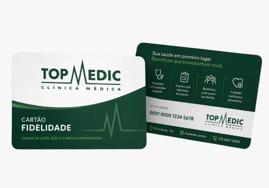 Cartão Fidelidade Top Medic